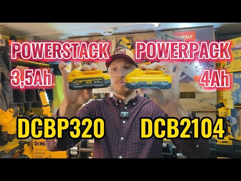 Видео: Сравнение новых АКБ DCBP320 POWERSTACK и DCB2104 POWERPACK, наглядно интересно познавательно