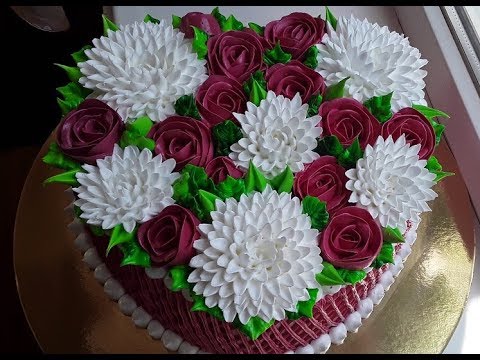 Видео: Торт Сердце для мужчины(Cake Heart for a man)