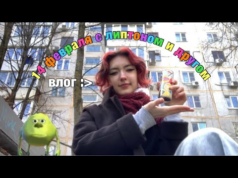 Видео: 14 февраля с липтоном и другом (13) / влог/ готовка/ готовим пицу и мохито