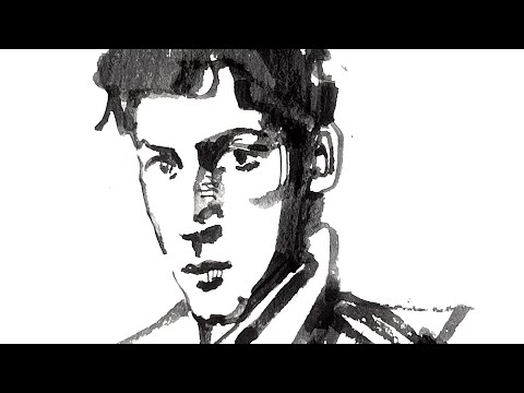 Видео: Стилизованный портрет. Курс СкетчДизайн Человека