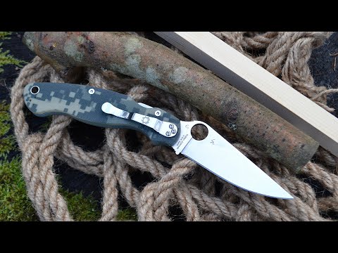 Видео: ЕДИНСТВЕННЫЙ тест Spyderco Military 2 / test