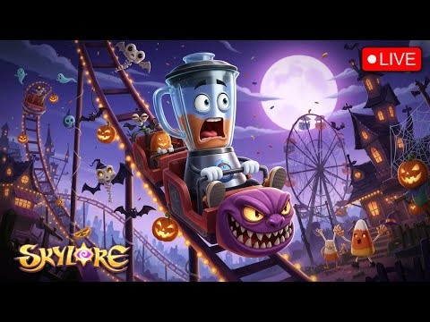 Видео: #shorts Проходим аттракционы хеллоуина! Skylore Online