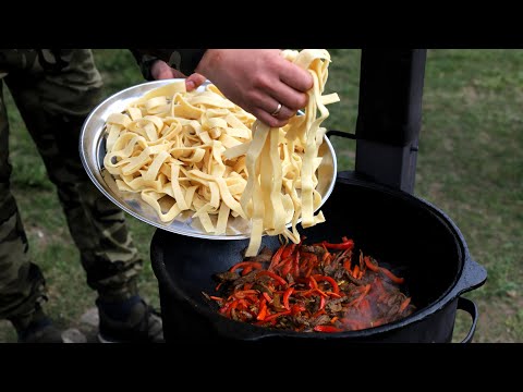 Видео: ЦУЙВАН. МОНГОЛЬСКАЯ ДОМАШНЯЯ ЛАПША С МЯСОМ И ОВОЩАМИ