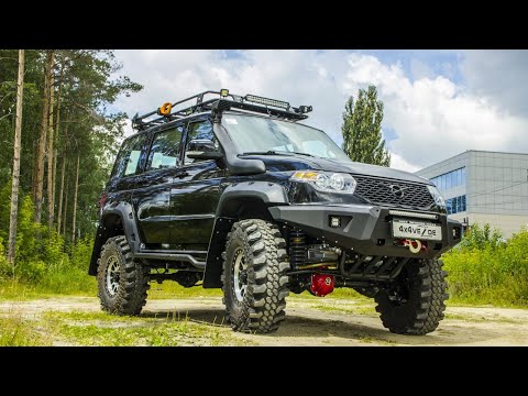 Видео: УАЗ Патриот «Ермак» - ставим злые 36 колеса