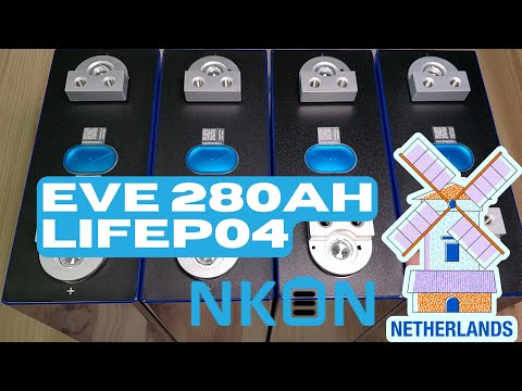 Видео: Lifepo4 (LFP) акумулятори EVE 280Ah Grade A. Огляд і тестування. Магазин NKON