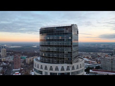 Видео: Аэросъёмка Киев/Печерск, Кловский спуск, 7.