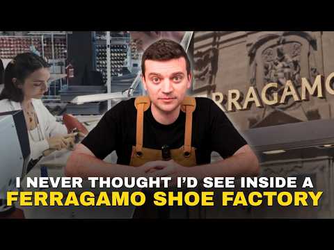 Видео: Я никогда не думал, что увижу обувную фабрику Ferragamo изнутри