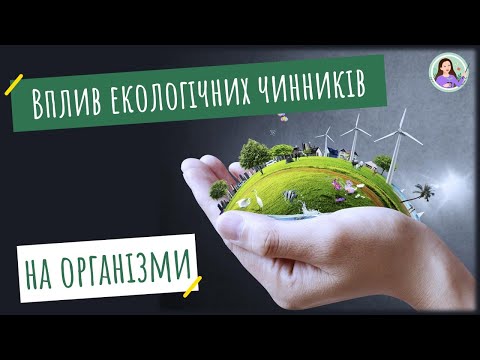 Видео: Вплив екологічних чинників на організми та їх угруповання