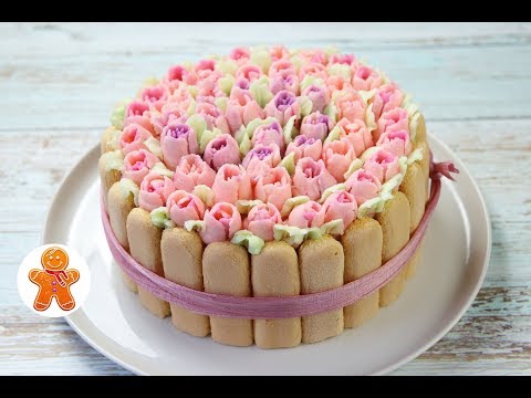 Видео: Праздничный Торт "Корзина с Цветами"  ✧ Cake With Flowers (English Subtitles)