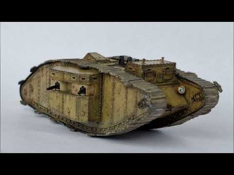 Видео: Ромбовидный танк Mk I, Британия, 1916 год