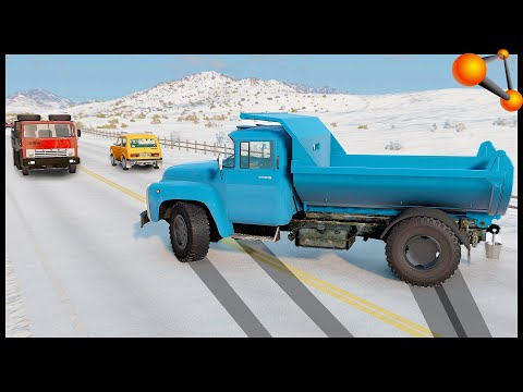 Видео: ЗИЛ 600 СИЛ ЗИМОЙ! Реально ЕЗДИТЬ? - BeamNg Drive