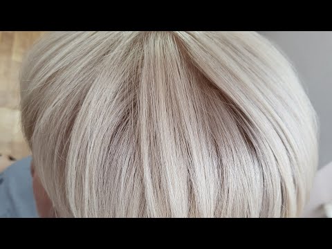 Видео: Блонд.Тотал блонд. Обесцвечивание+ тонирование волос.