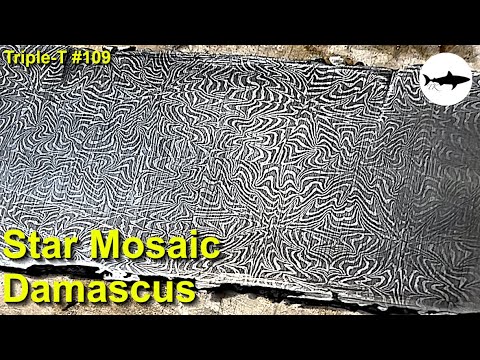 Видео: Triple-T #108 - Дамасские узоры - Звездная мозаика
