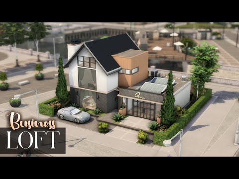 Видео: БИЗНЕС И ЛОФТ-ХАУС | The Sims 4: Бизнес и хобби. Скоростная сборка. Ранний доступ.