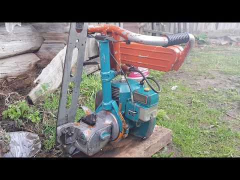 Видео: Бензопила Урал-2 с контактным зажиганием обзор СССР