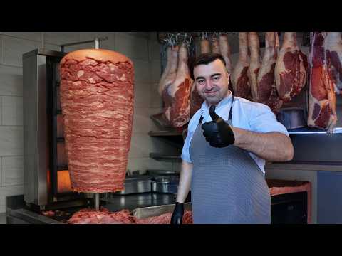 Видео: 100% настоящий турецкий донер и кебаб! Мясо и мастерство — турецкая уличная еда