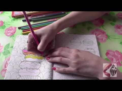 Видео: ASMR Drawing coloring, pencil sounds, flipping pages, tapping/АСМР раскраска, звуки карандаша