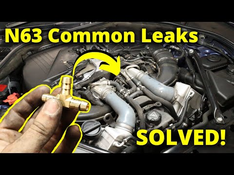 Видео: Как устранить протечку в трубопроводах охлаждающей жидкости N63 (версия Alpina B7)