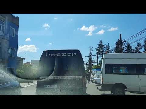 Видео: Обзорная экскурсия по г.Озургети на машине.