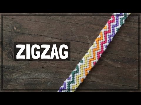 Видео: Мастер-класс по плетению браслета дружбы «Зигзаг» [CC]