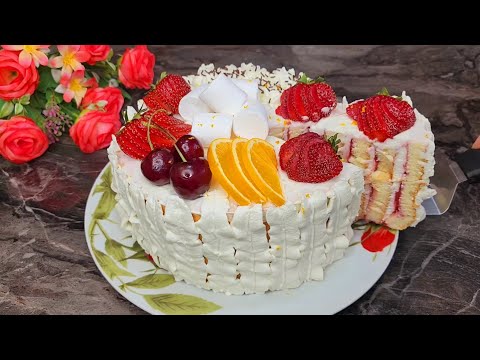 Видео: Самый простой рецепт торта! Вкуснятина к чаю! Покорила всех! ПРОЩЕ Простого!