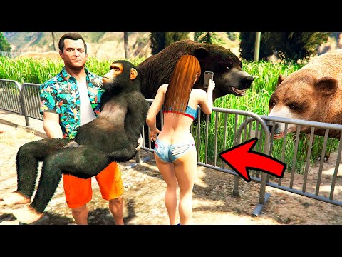 Видео: РЕАЛЬНАЯ ЖИЗНЬ С ДЕВУШКОЙ В ЗООПАРКЕ С ЖИВОТНЫМИ в ГТА 5 МОДЫ! ОБЗОР МОДА GTA 5 ВИДЕО ИГРЫ MODS