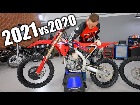 Видео: Обзор Honda CRF450R 2021 в Сравнении с 2020