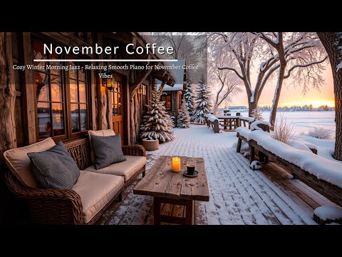 Видео: Уютный зимний утренний джаз - Расслабляющее мягкое пианино для ноябрьской кофейной атмосферы