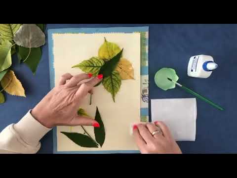 Видео: Аплікація "Осінь чарівниця" (середні групи)