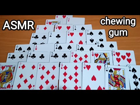 Видео: ASMR SOLITAIRE / АСМР ПАСЬЯНС / CHEWING GUM / ЖУЮ ЖВАЧКУ / КАРТЫ / WHISPER/ ШЕПОТ