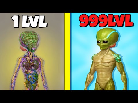 Видео: МАКСИМАЛЬНАЯ ЭВОЛЮЦИЯ ПРИШЕЛЬЦА! | Idle Human