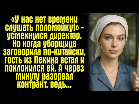 Видео: «У нас нет времени слушать поломойку!» — усмехнулся директор. Но когда уборщица заговорила