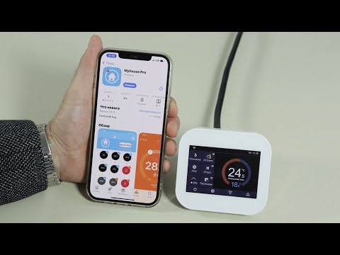 Видео: Настройка термостата W-THERM 610W по сети Wi-Fi через приложение
