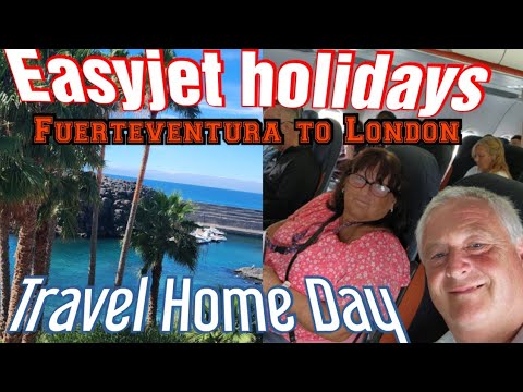 Видео: Фуэртевентура — Лондон, аэропорт Лутон / EasyJet Holiday / День возвращения домой