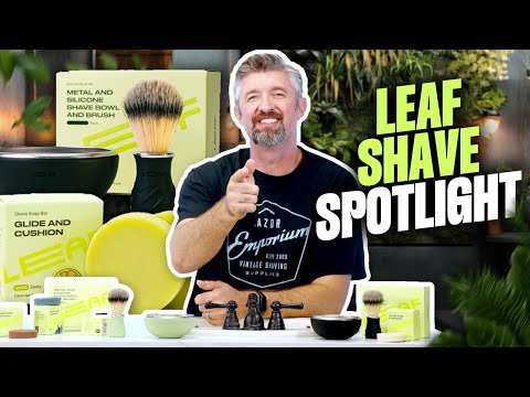 Видео: В центре внимания: средства для влажного бритья Leaf Shaving устраняют неровности после бритья