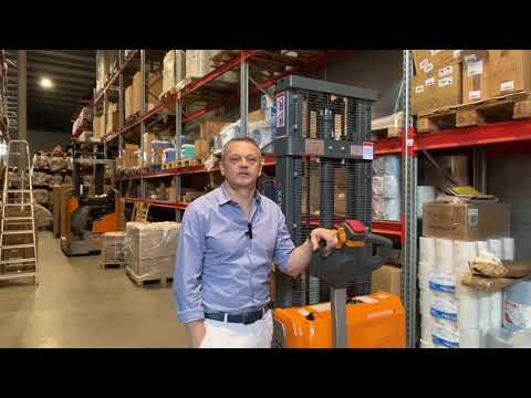 Видео: Электроштабелёр SMARTFORXX CDD10R-E / CDD12R-E / CDD15R-E