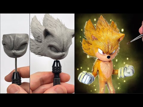Видео: Сделать супер Sonic с Clay / Sonic хеджог2 [kiArt]