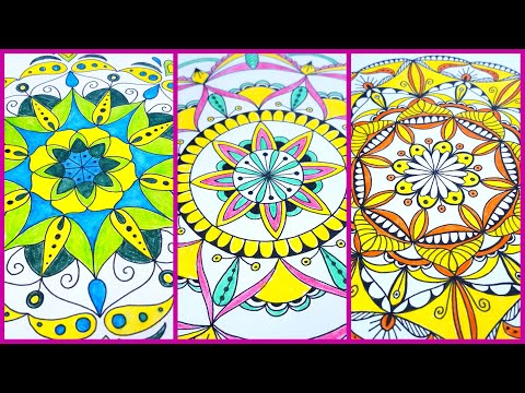 Видео: 🎨Как нарисовать мандалу (для начинающих)