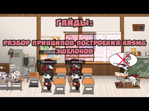Видео: Girls' Frontline | Гайды: Разбор принципов построения AR-SMG эшелонов