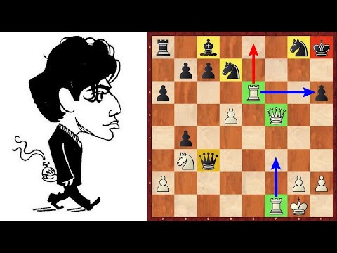 Видео: Шахматы. Михаил Таль АТАКУЕТ Роберта Фишера в СТАРОИНДИЙСКОЙ ЗАЩИТЕ!