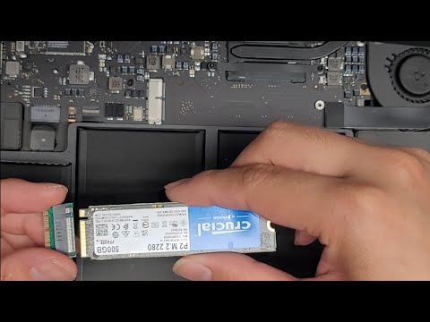 Видео: Разборка 13-дюймового MacBook Air A1466 начала 2014 года, обновление SSD, M.2 PCIe NVMe SSD
