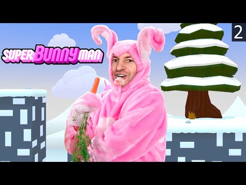 Видео: Кроличьи Снежные сугробы - Super Bunny Man [2]