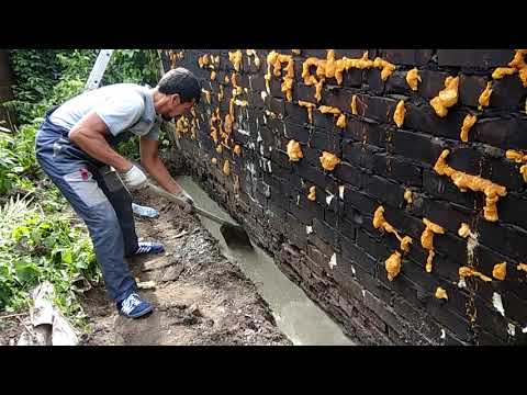 Видео: Утепление и гидроизоляция задней стены гаража