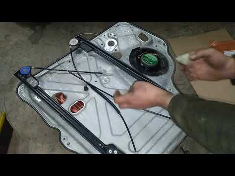 Видео: Ремонт переднього склопідйомника VW T5.Заміна тросів