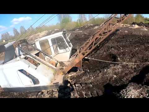 Видео: Драглайн ЭО-3211.Как я утопил технику!!!