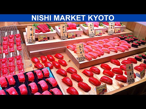 Видео: 🇯🇵 ⛩️ Знаменитый рынок Ниши в Киото 🍢🎌 Пробуем уличную еду 🇯🇵 Цены и вкус - Nishi Market Kyoto
