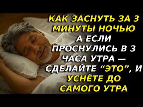 Видео: Часто просыпаетесь ночью? Засните за 3 минуты: причины, решения без снотворного и 5 ошибок