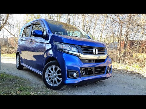 Видео: Обзор подбитой Honda N wgn custom 2016 год