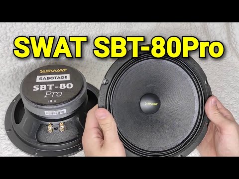 Видео: SWAT SBT-80Pro обзор и прослушка акустики от компании SWAT