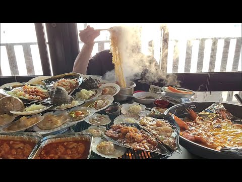 Видео: Западное побережье..Жареные моллюски, рамен, калькуксу. На кону 320 тыс.руб! Морские гребешки